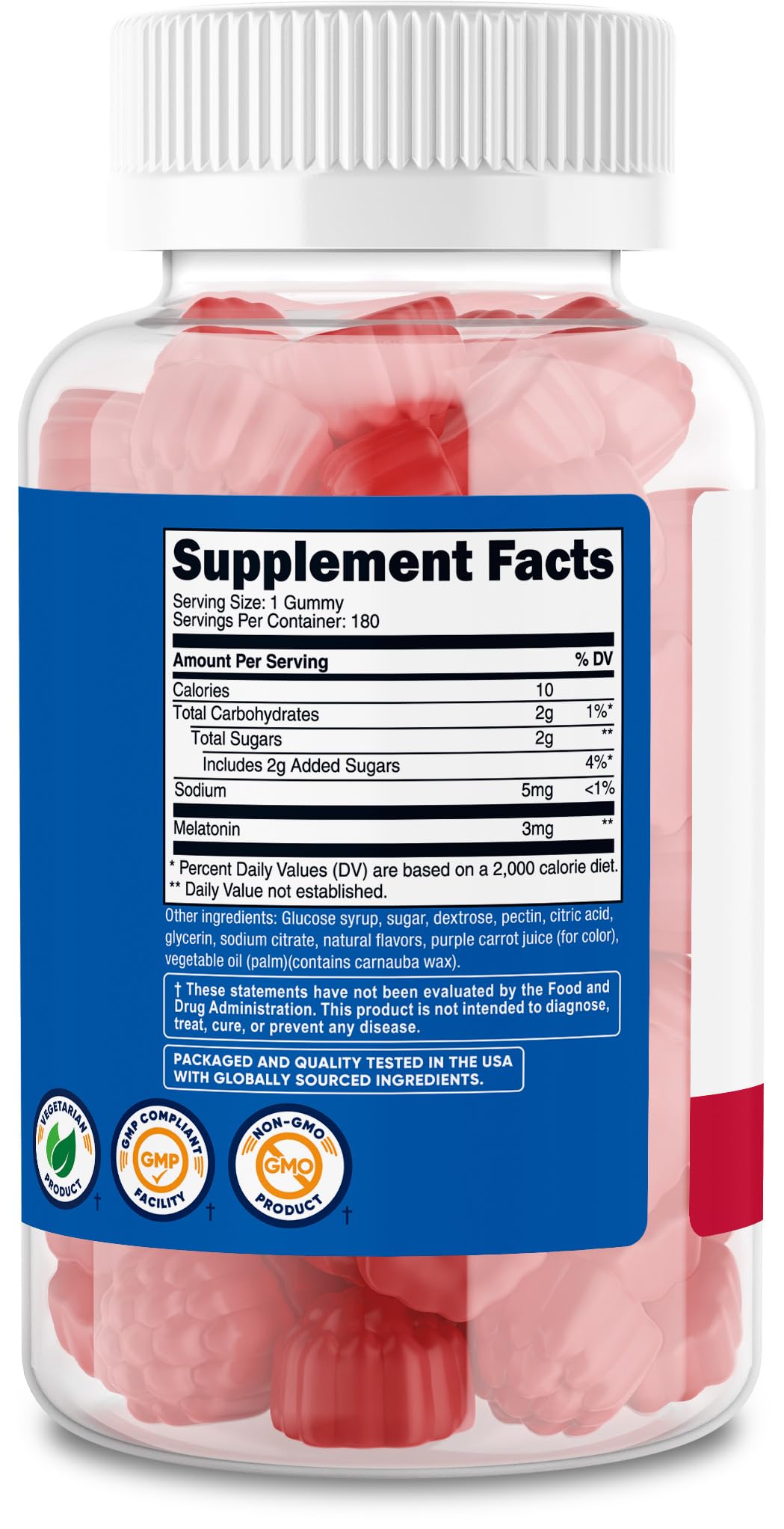 Nutricost Mélatonine gommes fraise – dégustation fruitée lors de voyages
