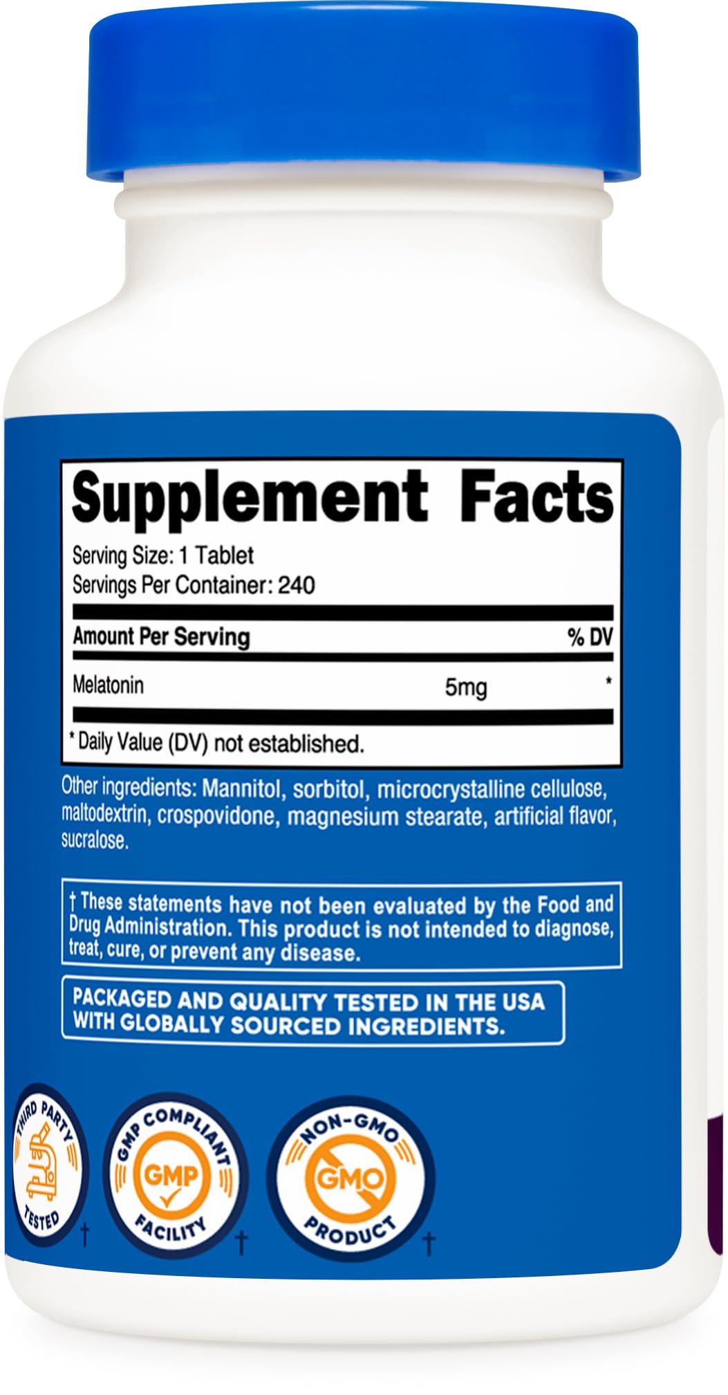 Nutricost Mélatonine – prise sous la langue en 30 secondes.