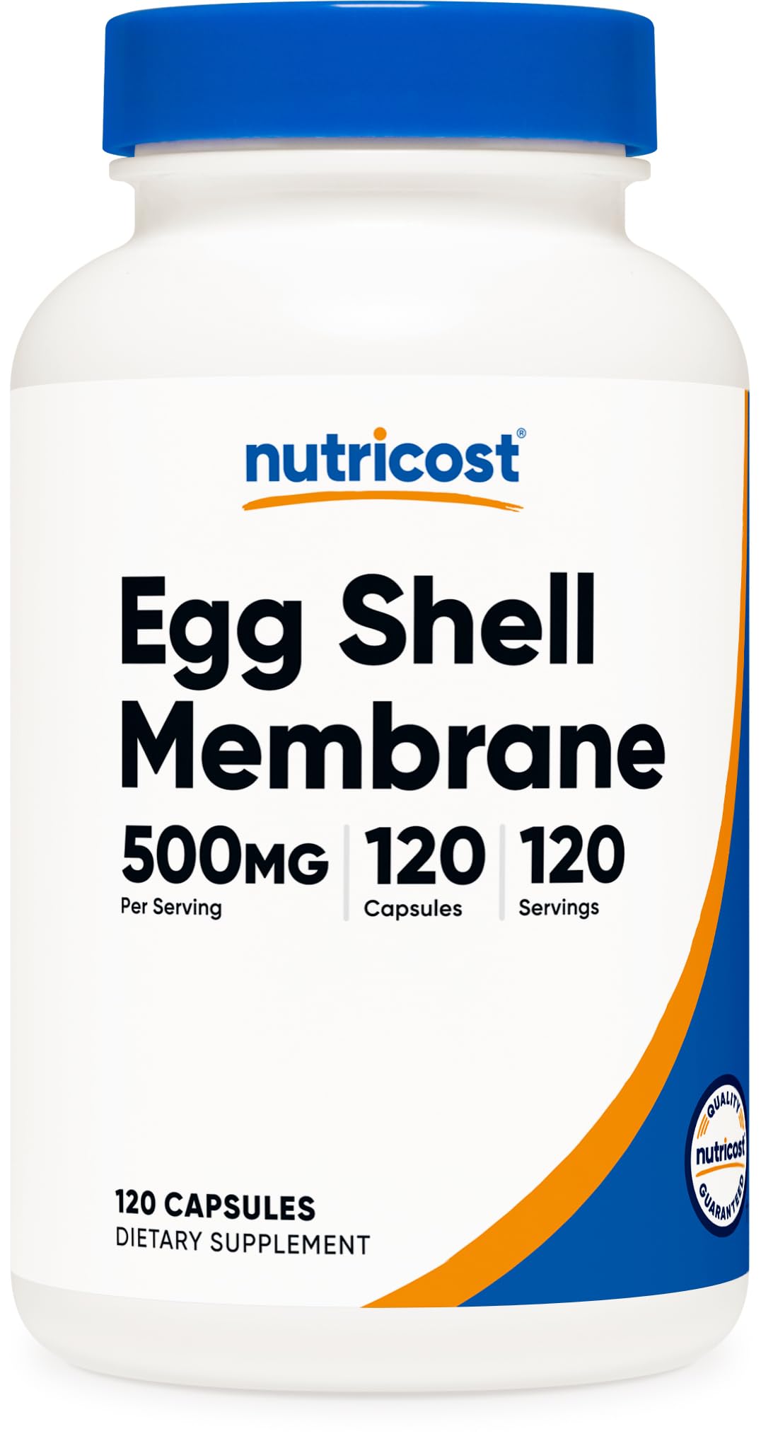 Nutricost Membrane Coquille d'Oeuf en bouteille, usage quotidien facilité.