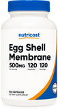 Nutricost Membrane Coquille d'Oeuf en bouteille, usage quotidien facilité.