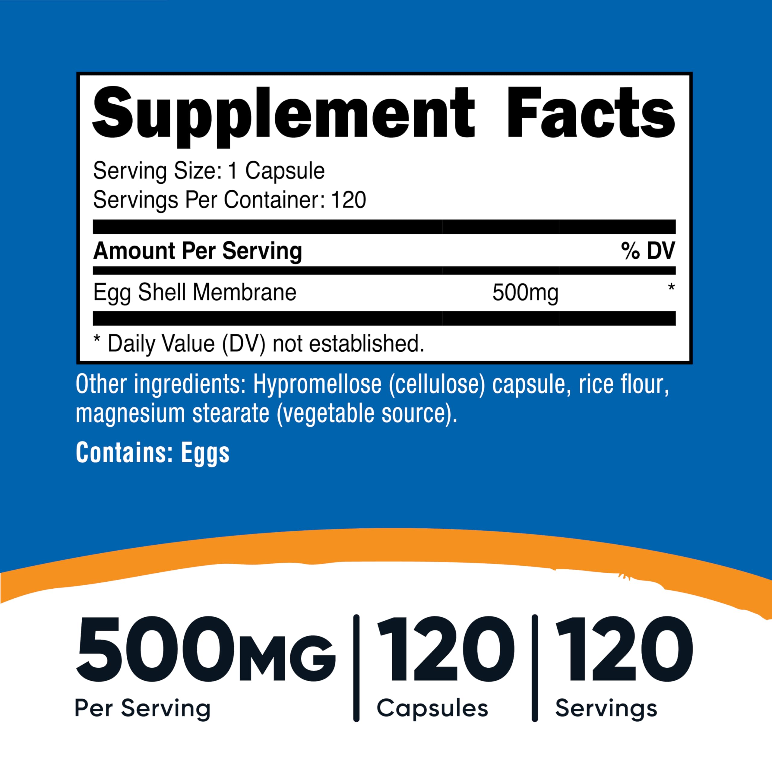 Gélules Nutricost, faciles à avaler et dosage constant.