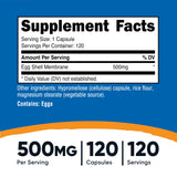Gélules Nutricost, faciles à avaler et dosage constant.