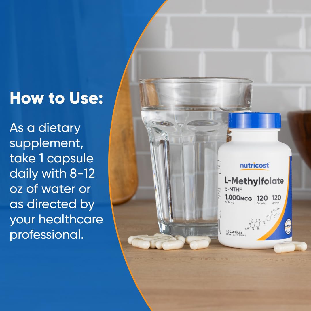 Nutricost Methylfolate – installations enregistrées par la FDA.