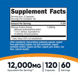 Capsules Nutricost Mimosa Pudica pour 60 portions quotidiennes et pratiques.
