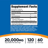 Nutricost capsules molène véganes faciles à avaler.