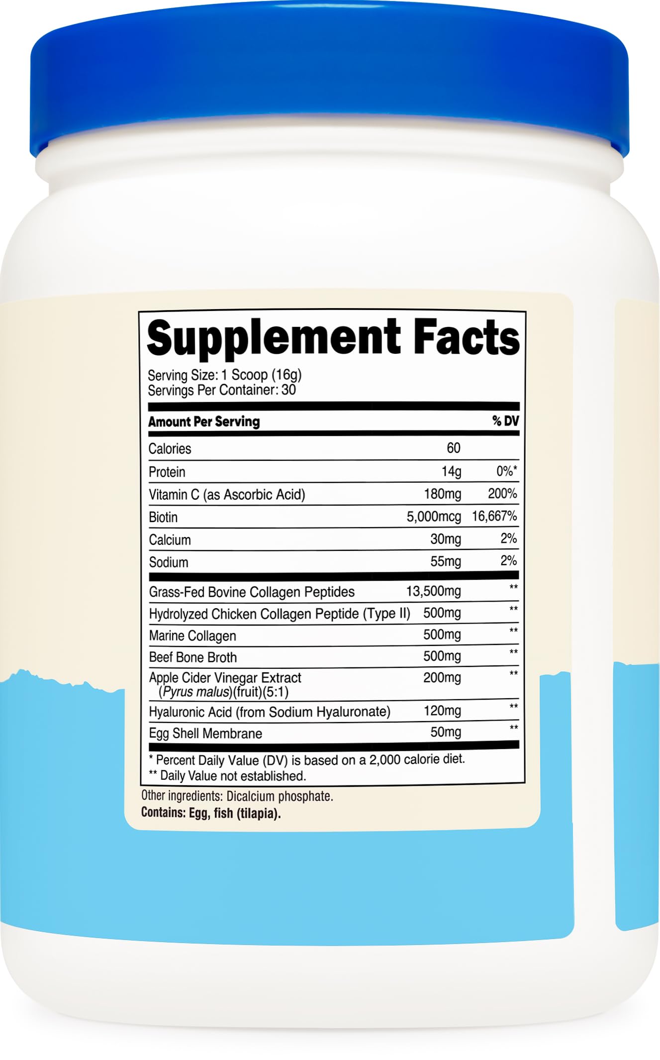 Utilisation quotidienne avec Nutricost Multi Collagen, mélange neutre pour boissons ou plats.