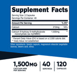 Capsules Nutricost myHMB prêtes pour une prise quotidienne simple.