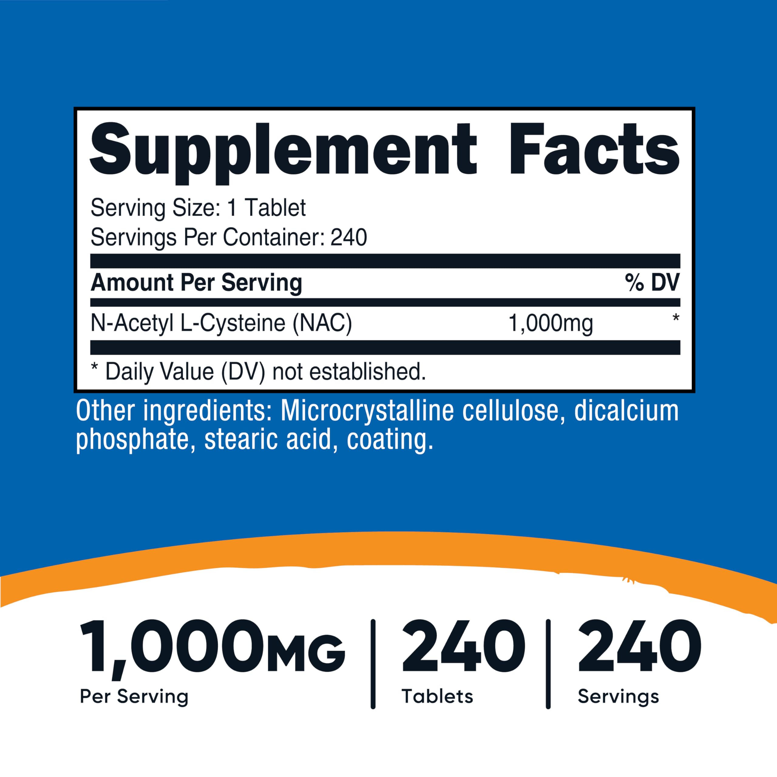 Nutricost N-acétyl-L-cystéine – gélules véganes en gros plan.