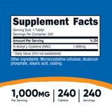 Nutricost N-acétyl-L-cystéine – gélules véganes en gros plan.