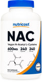 Nutricost NAC 600 mg – Bouteille pratique pour une utilisation quotidienne