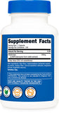 Emballage Nutricost nattokinase avec inscription sans gluten et sans OGM, garantissant des choix adaptés.