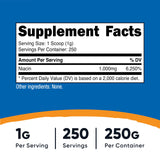 Nutricost Niacine Poudre : dosage facilité avec cuillère-doseuse.