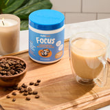 Nutricost Nutrizen champignons adaptogènes en bocal, mélange premium pour rituel énergisant.