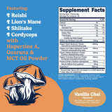 Nutricost Nutrizen Focus reishi: concentration et calme potentiels avec une touche épicée.