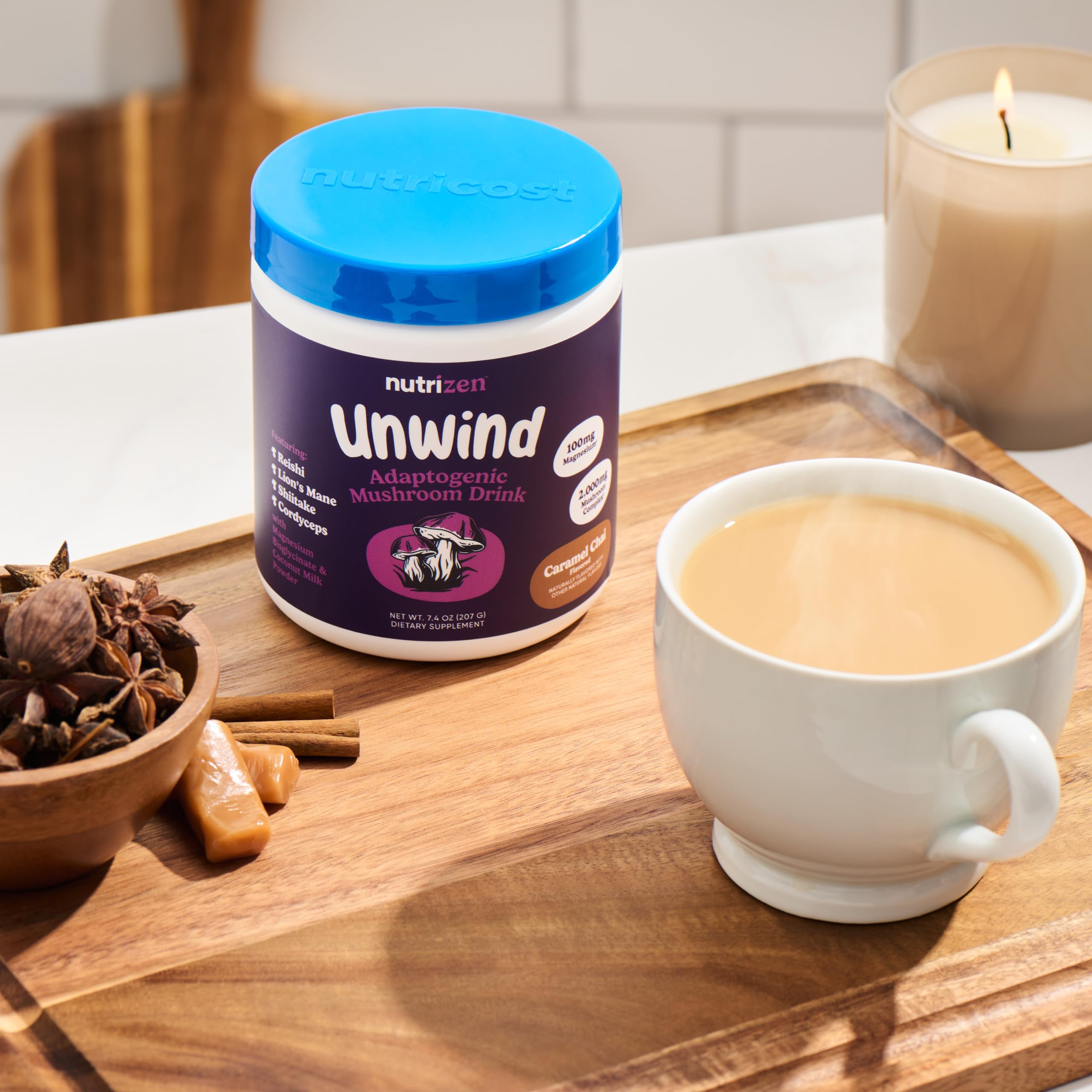 Nutricost Nutrizen PM Unwind verser-dans-mug préparation rapide et détente