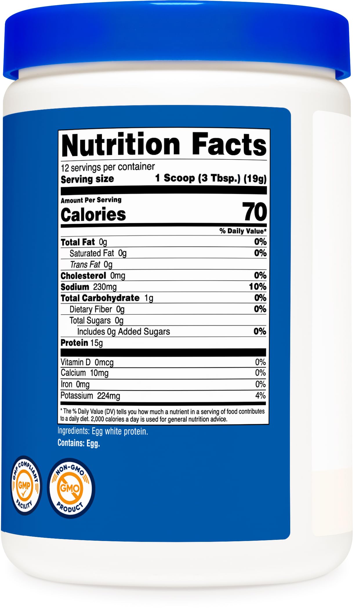 Nutricost protéine œuf blanc sans gluten, usage polyvalent en cuisine