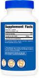 Nutricost Ox Bile Capsules – étiquette indiquant NSF et GMP