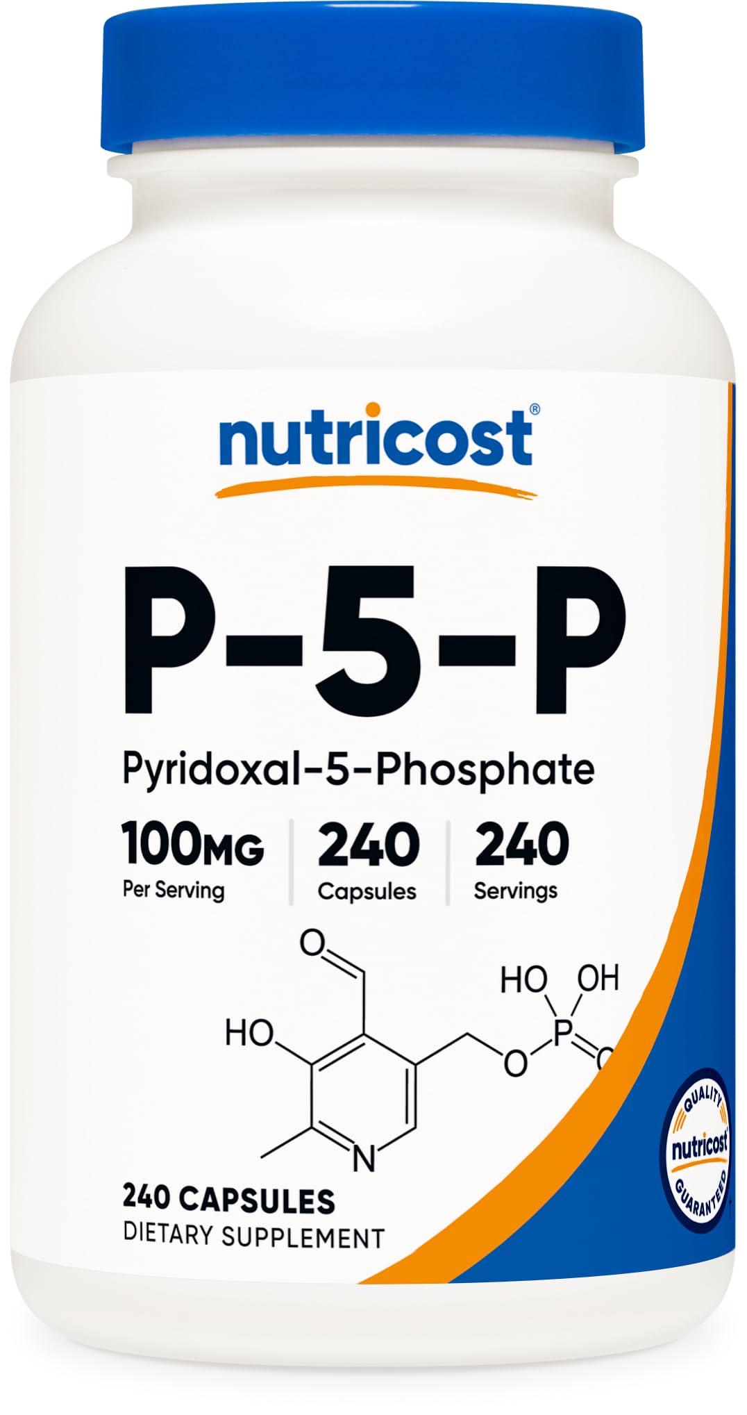 Nutricost P5P 100 mg capsules – soutien potentiel d'énergie au quotidien.