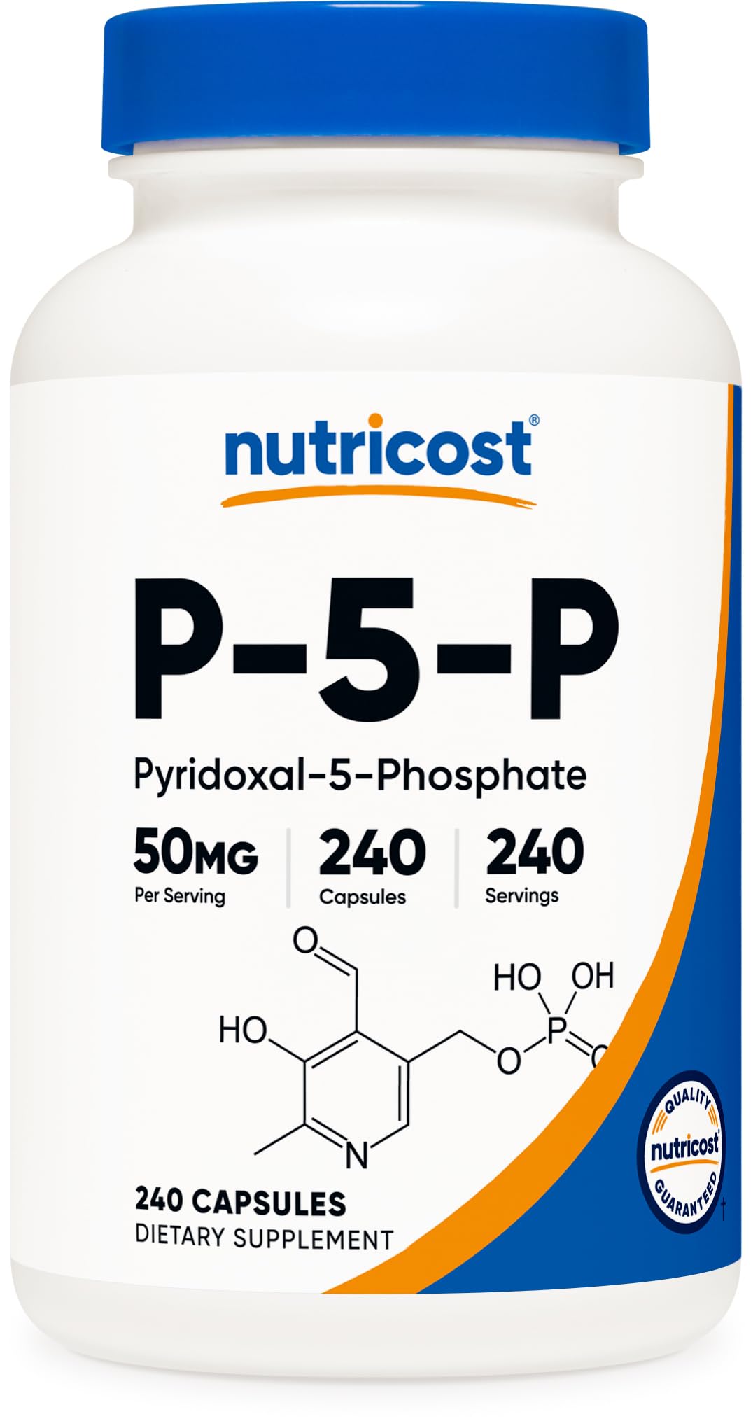 Nutricost P5P gélules, dosage quotidien pratique.