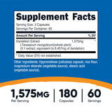 Nutricost pissenlit-portion-1575mg: format pratique pour routine
