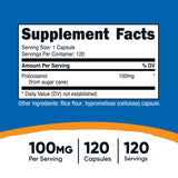 Nutricost Policosanol, capsules 100 mg: dose unique, facile à prendre.