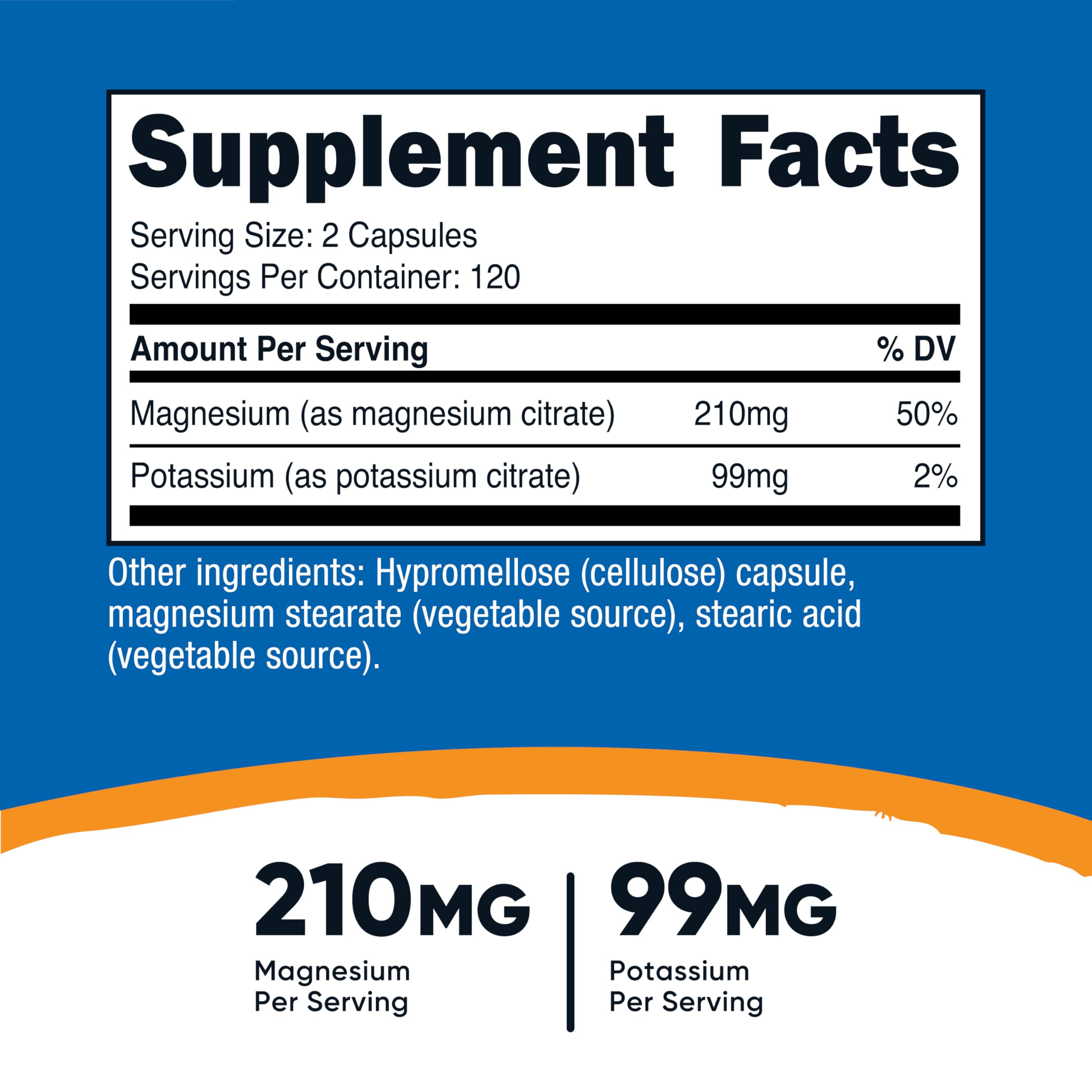 Nutricost potassium magnésium citrates – capsules pratiques pour l equilibrio quotidien
