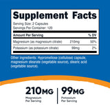 Nutricost potassium magnésium citrates – capsules pratiques pour l equilibrio quotidien