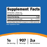 Nutricost vitamine C avec doseur intégré pour doser facilement et précisément.