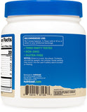 Bol contenant la poudre Nutricost Betterave Bio couleur rouge rubis.