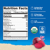 Nutricost Poudre de Betterave Bio avec cuillère-doseuse fournie.