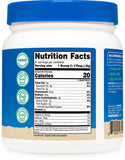 Étiquette Nutricost sur la bouteille indiquant certification biologique.