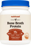Nutricost Poudre Bouillon Poulet: arôme riche pour rehausser vos soupes.