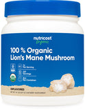 Nutricost poudre criniere de lion bouteille, pratique pour la routine quotidienne.
