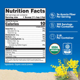 Nutricost Poudre fibre acacia 2-livres cuillère-dose incluse simplifie les portions.