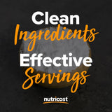 Nutricost L-Glutamine: étiquette claire et certifications visibles