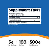 Nutricost Poudre Leucine – dose précise pour chaque prise.