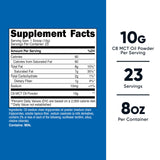 Nutricost Poudre MCT C8 - doseur inclus pour mesurer facilement.