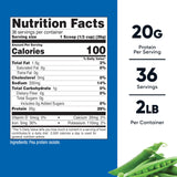 Nutricost poudre protéine pois, cuillère-doseuse, dosage précis pour boissons protéinées.