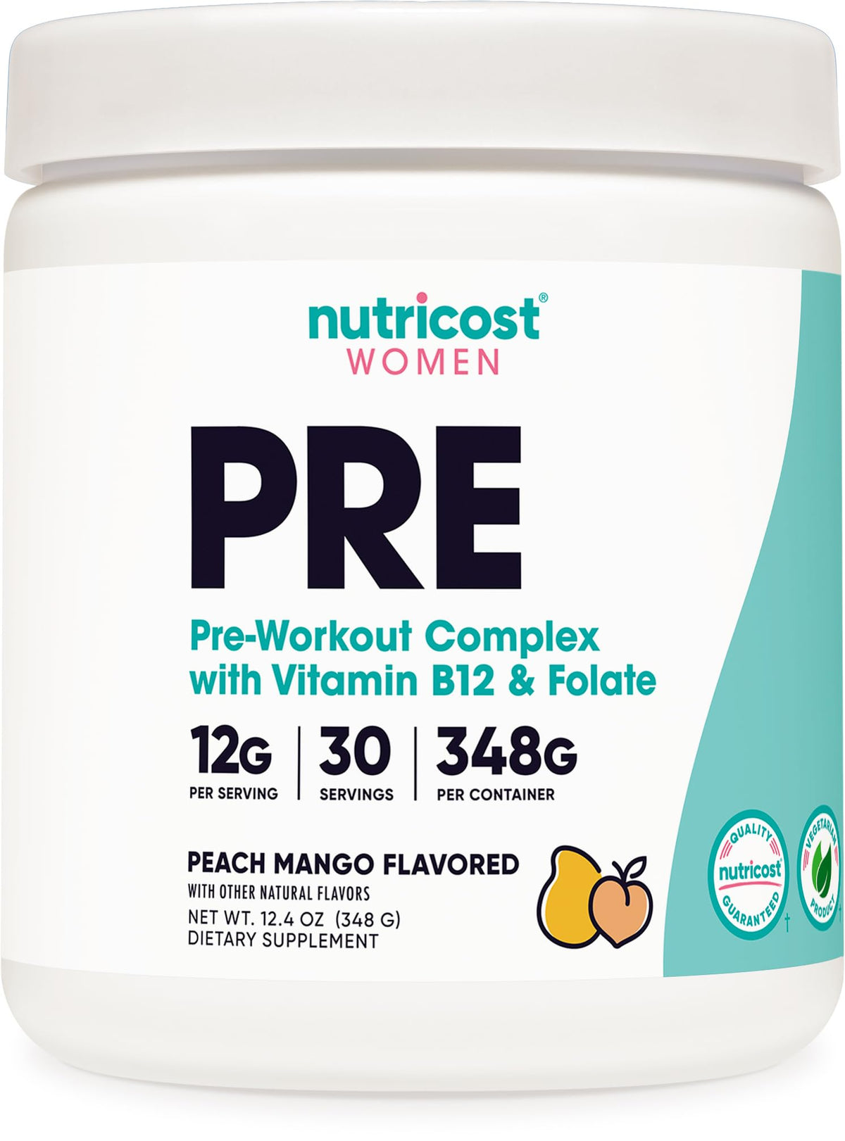 Nutricost Pre-Workout pour femmes, bouteille prête à l’emploi, idéal pour démarrer l’entraînement.