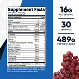 Nutricost Pre-X dose avec dosette incluse pour démarrer l'entraînement.