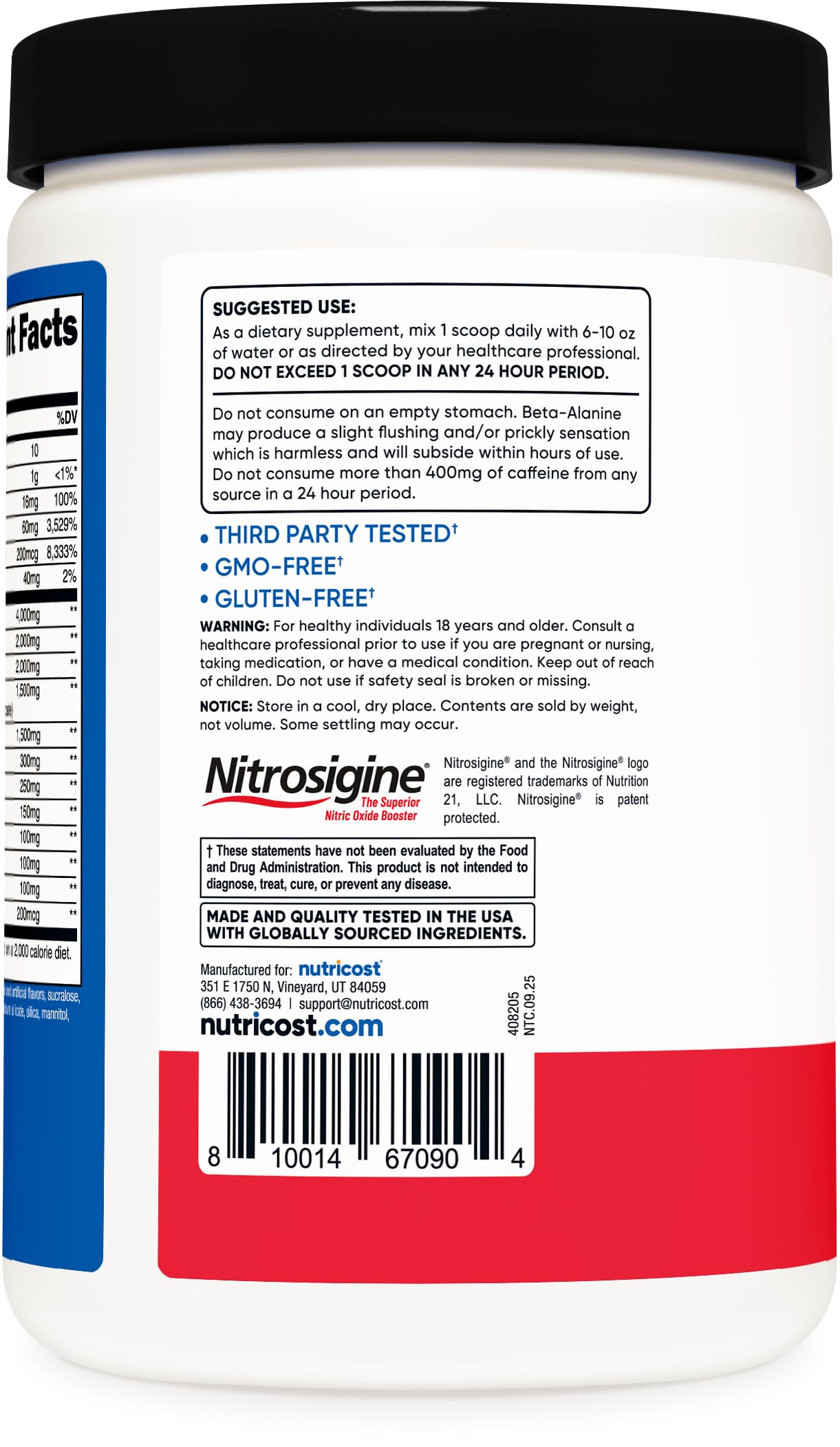 Nutricost Pre-X Xtreme boisson pré-entraînement: mélange prêt à boire pour énergie rapide.