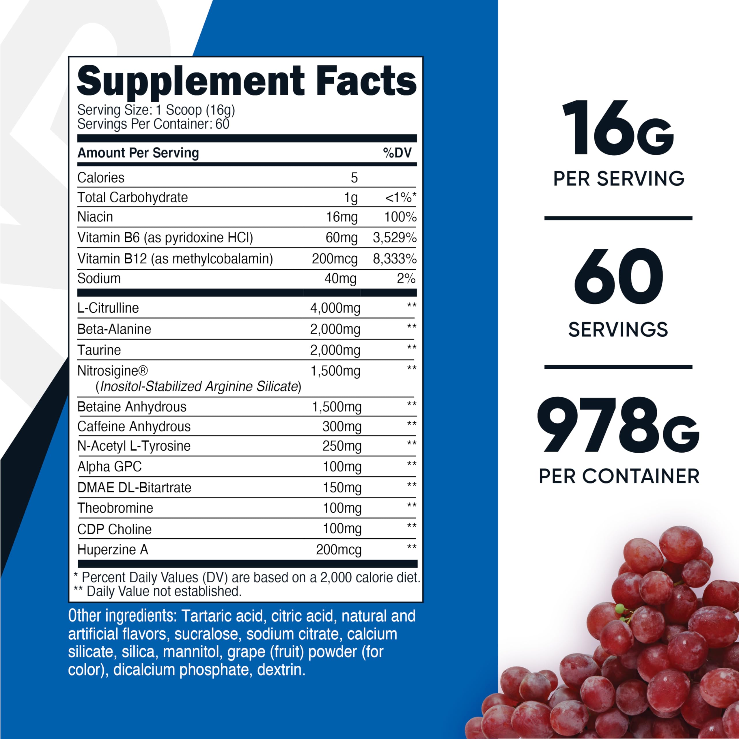Nutricost Pre-X Xtreme cuillère doseur, portion précise pour l'entraînement.