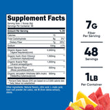 Nutricost Prébiotique Fibres Saveur fruits-agrumes – boîte 48 portions.