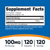 Nutricost Pregnenolone — capsules végétariennes faciles à prendre au quotidien.