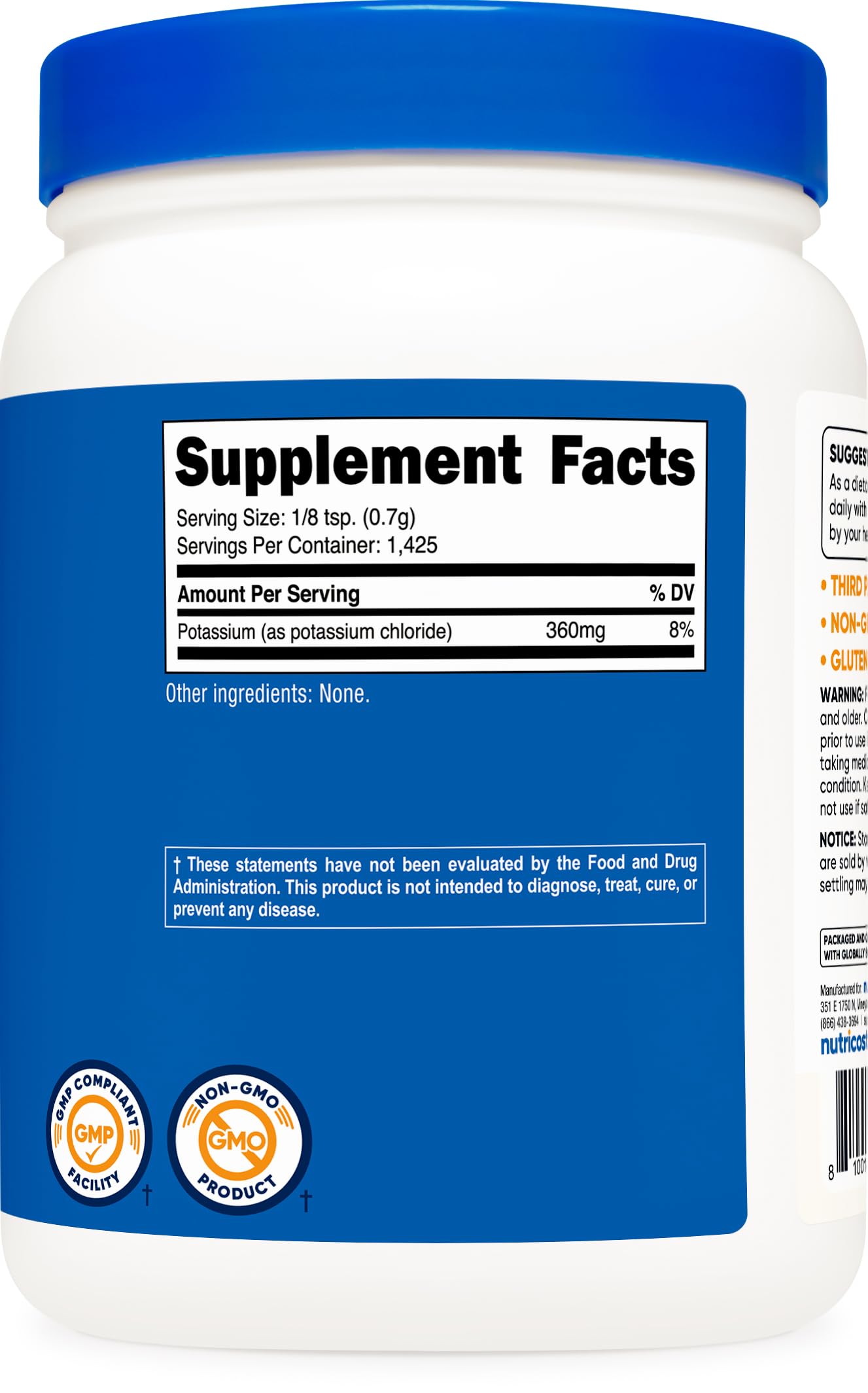 Nutricost poudre polyvalente prête à être intégrée dans vos mélanges.