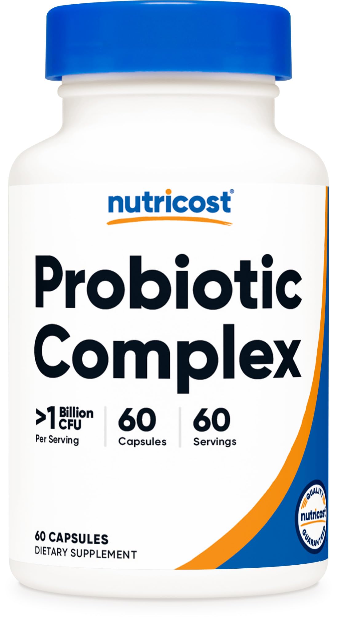 Nutricost Probiotic Complex – bouteille: soutien digestif quotidien grâce à des milliards de CFU