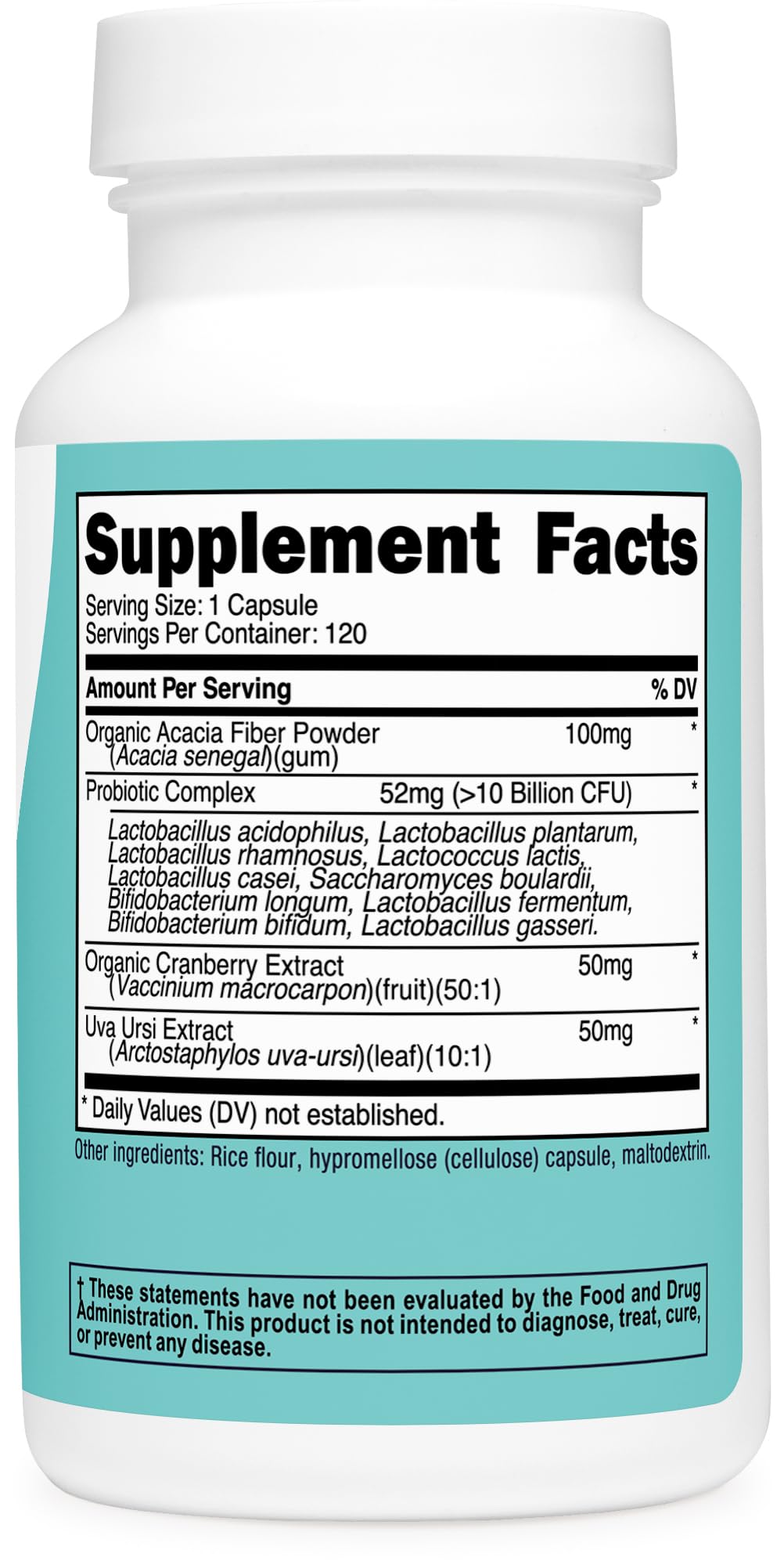 Nutricost Probiotiques pour Femmes: capsules faciles à avaler, utilisation quotidienne