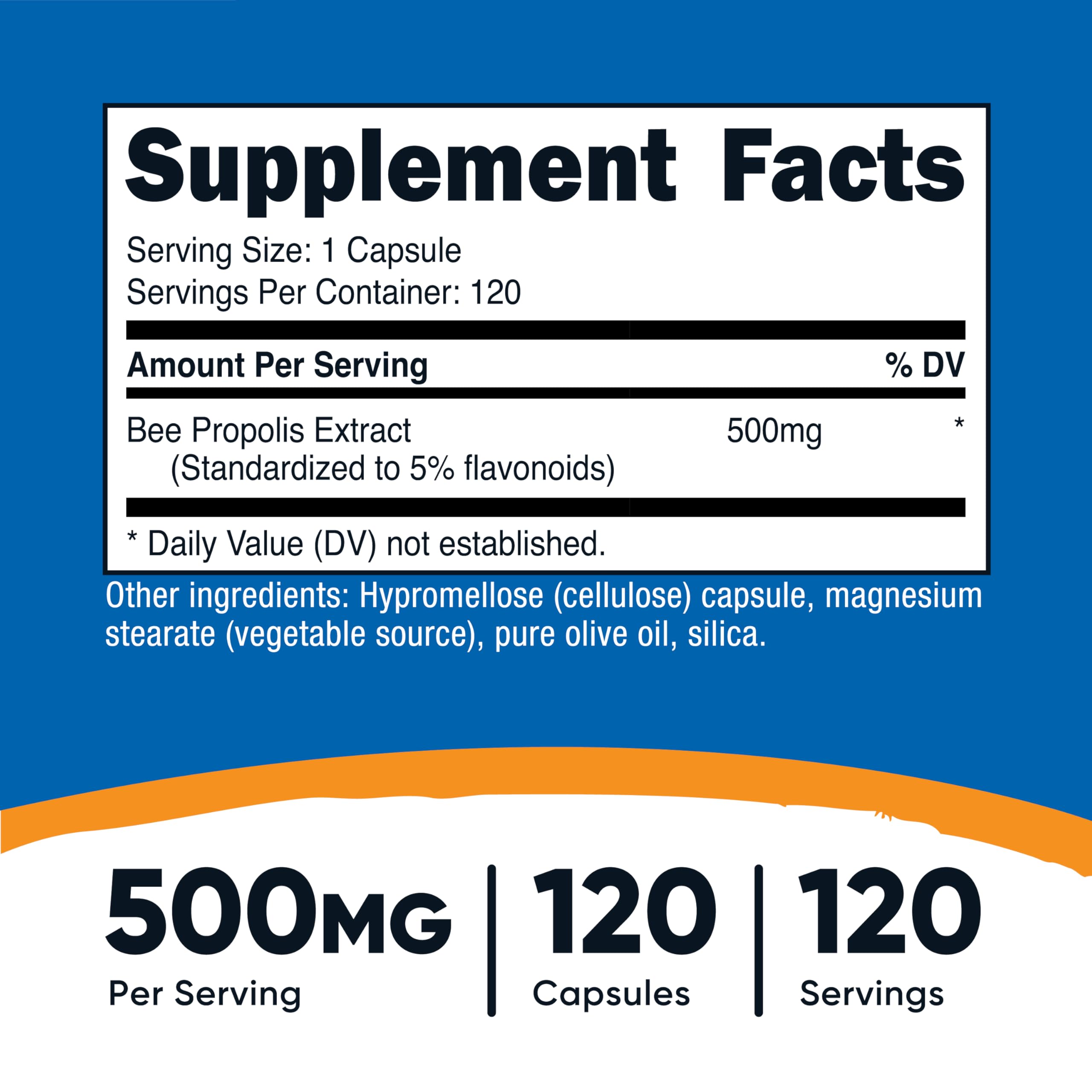 Nutricost Propolis : capsules faciles à prendre au quotidien.