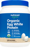 Nutricost Protéine Blanc d Oeuf Bio dans pot neutre, usage polyvalent.
