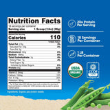 Nutricost Protéine de Pois avec cuillère, dosage rapide après l’effort.